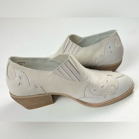 Anthropologie Silent D Tarvita Off-White Booties - Picture 5 of 12